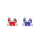 かにさんカップルスタンプ（個別スタンプ：39）