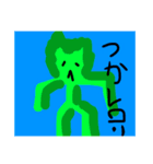 緑星人！！((レロリ2（個別スタンプ：3）