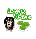 ミニチュアダックスの気ままなランチ26（個別スタンプ：8）