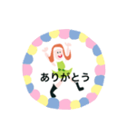 使いやすいスタンプ 女の子（個別スタンプ：8）