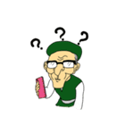 みどりのおじいさん（個別スタンプ：40）