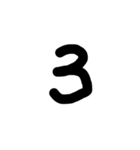 よっぴぃ数字（個別スタンプ：4）