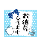 ブルーリボンでやさしい敬語！（個別スタンプ：19）