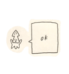 物凄い手書きのイカスタンプ（個別スタンプ：34）