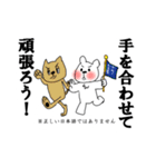 猫ちゃんとシロクマ（個別スタンプ：10）