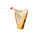 アイリッシュハープ♩（個別スタンプ：13）