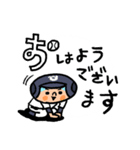 がんばれ！ベースボール でか文字（個別スタンプ：2）