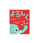切手の動物（個別スタンプ：16）