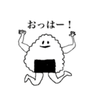 マッチョなおにぎりさん（個別スタンプ：3）