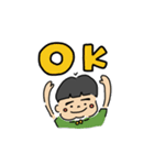 ぱっつん前髪で帰ってきた！さー坊スタンプ（個別スタンプ：8）
