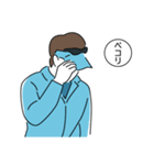 シンプルなゴルファースタイル（個別スタンプ：3）