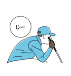 シンプルなゴルファースタイル（個別スタンプ：18）