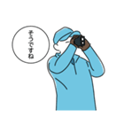 シンプルなゴルファースタイル（個別スタンプ：22）