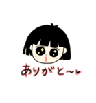 表情色々女の子（個別スタンプ：3）