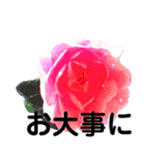 日常で使える彩り花スタンプ(敬語ver)（個別スタンプ：11）
