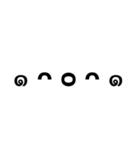 顔文字のみ①（個別スタンプ：4）