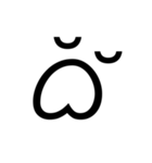 顔文字のみ①（個別スタンプ：7）