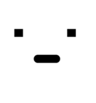 顔文字のみ①（個別スタンプ：8）