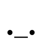 顔文字のみ①（個別スタンプ：22）