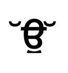顔文字のみ①（個別スタンプ：23）
