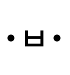 顔文字のみ①（個別スタンプ：24）