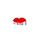 speak lips（個別スタンプ：3）