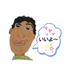ハルマ画伯の喜怒哀楽イラストスタンプ（個別スタンプ：4）
