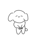 い っ ぬ の な に か  。（個別スタンプ：4）