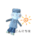 ハンドメイド人形のカワイイスタンプです！（個別スタンプ：1）
