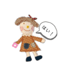 ハンドメイド人形のカワイイスタンプです！（個別スタンプ：12）