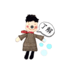 ハンドメイド人形のカワイイスタンプです！（個別スタンプ：14）