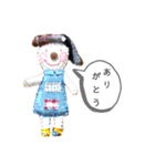 ハンドメイド人形のカワイイスタンプです！（個別スタンプ：18）