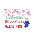 ぴょん太のお花見スタンプ（個別スタンプ：13）