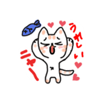 ねこ(こまった  コロナ ありがとう )（個別スタンプ：7）