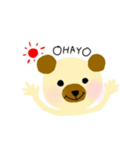 クマのおるさんのデイリースタンプ（個別スタンプ：1）