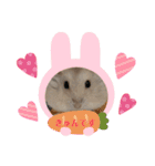 ほっこりハムスターのふくたん＆ふじたん♡（個別スタンプ：7）