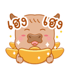 Boonchu Little buffalo（個別スタンプ：34）