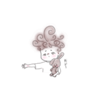 わたがしヘアーの子（個別スタンプ：5）