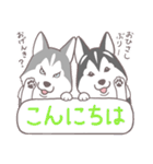 シベリアンハスキーと日常おしゃべり（個別スタンプ：22）