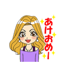 カワイクあいさつ！ガールズイラスト（個別スタンプ：10）