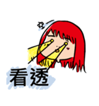 幸せな女性（個別スタンプ：14）