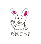 うさーぎの絵（個別スタンプ：3）