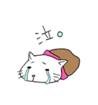 しろねこ日常系（個別スタンプ：5）