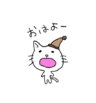 しろねこ日常系（個別スタンプ：6）