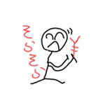 棒人間シンプル①（個別スタンプ：7）