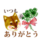 【柴犬】動く！ペットたち（個別スタンプ：1）