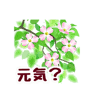 春の花咲く デカ文字バージョン（個別スタンプ：23）