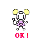 春ver.日常／あいさつスタンプ☺︎（個別スタンプ：7）