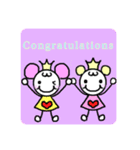 お祝い／感謝スタンプ♡（個別スタンプ：8）