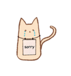 猫型生物（個別スタンプ：10）